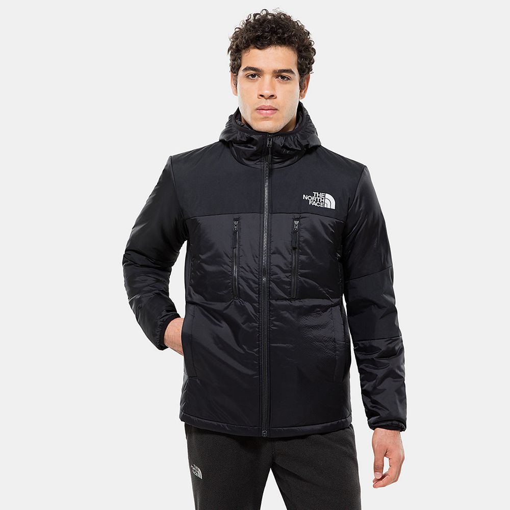 The North Face Insulated Jacket Mens Australia - The North Face Himalayan Light Black (JTY-190564)